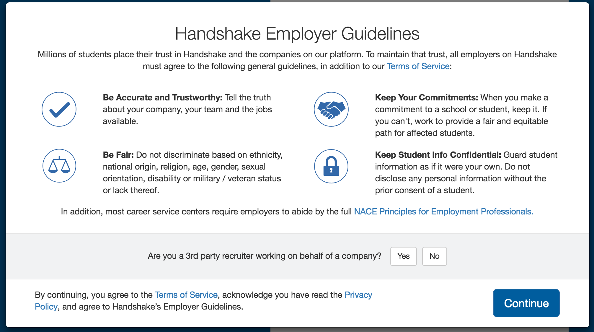 handshake user guide screenshot
